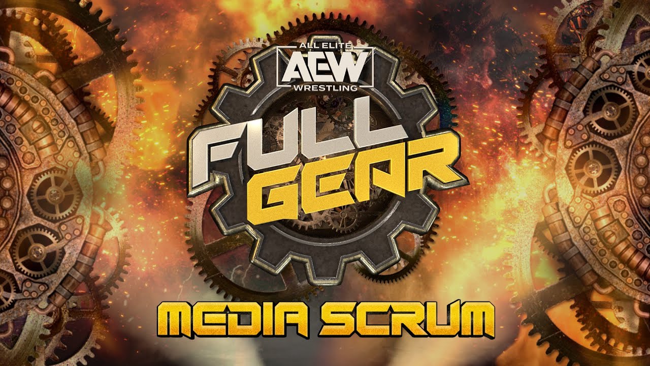 AEW Full Gear Media Scrum