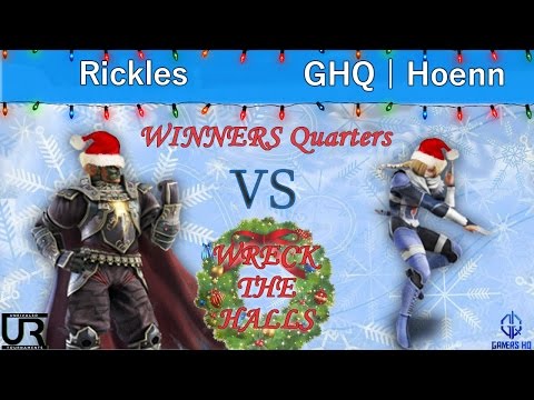 Wreck The Halls  WINNERS Quarters - Rickles (Ganondorf) vs GHQ | Hoenn (Sheik)