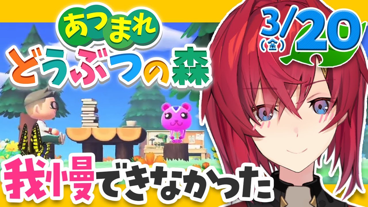 【あつまれ どうぶつの森】だってやりたかったんだもん!!!!!!【にじさんじ/アンジュ・カトリーナ】