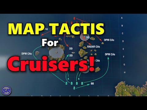 Map Tactics for Cruisers in World of Warships🌊