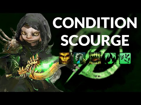 Condition Scourge PvE Rotation Guide!
