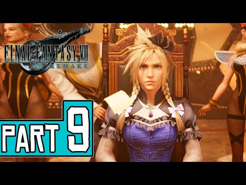 Final Fantasy VII Remake Walkthrough Part 9 (PS4 Pro) FULL GAME No Commentary @ 1080p ᴴᴰ ✔