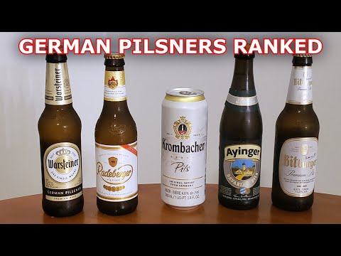 Krombacher vs Ayinger Bitburger Radeberger Warsteiner | German Pilsners Ranked