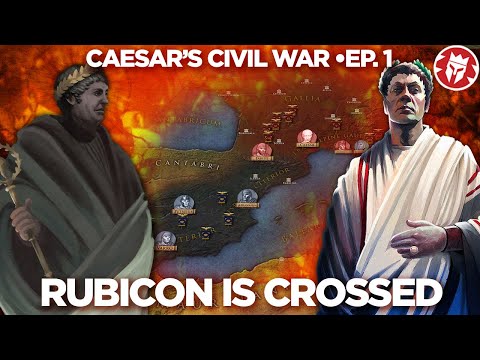 Caesar's Civil War: The War Begins 49BC DOCUMENTARY