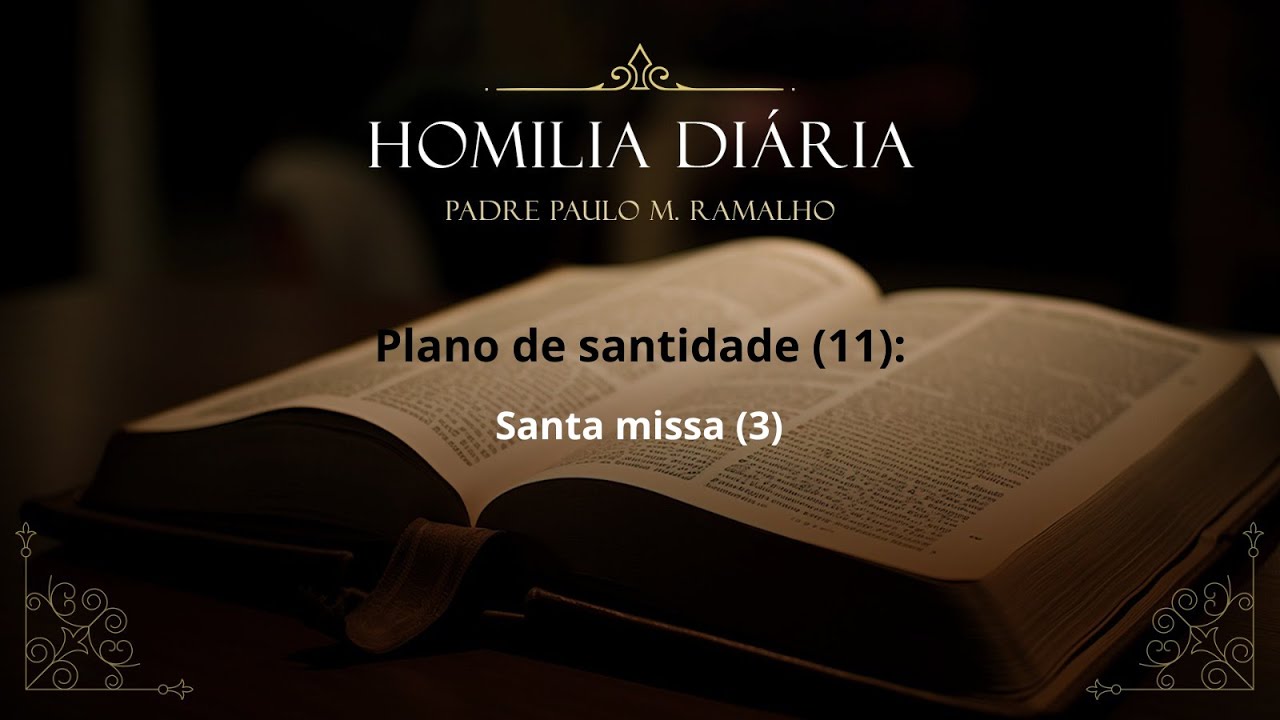 PLANO DA SANTIDADE (11): SANTA MISSA (3)