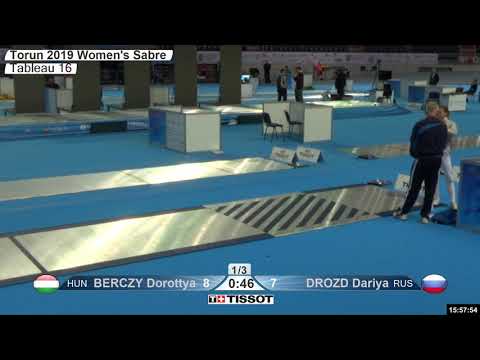 2019 227 T16 02 F S Individual Torun POL WCH BLUE DROZD RUS vs BERCZY HUN