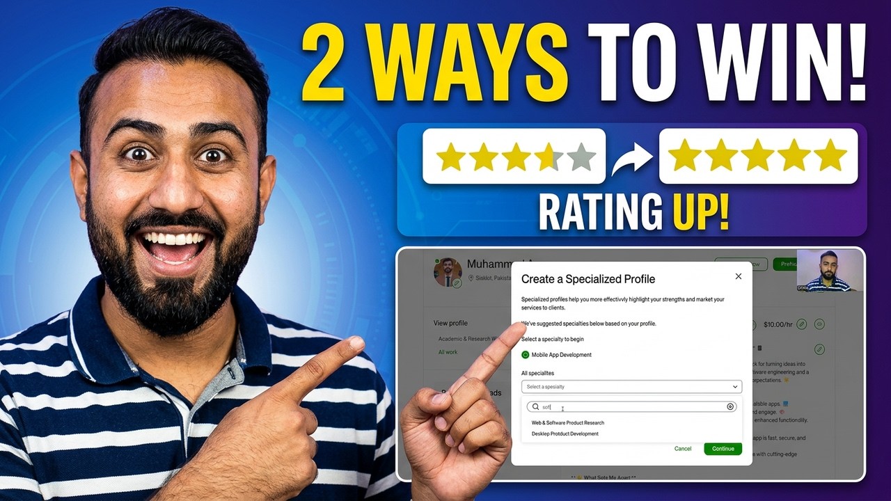 how to create sepcialized profile on upwork 2024 | New profile creation on upwork 2024 #upworktips
