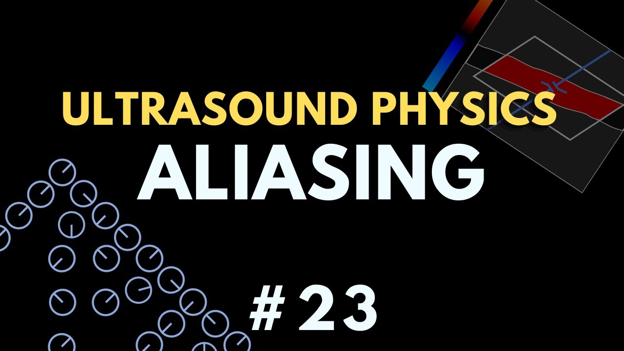 Aliasing Artifact | Ultrasound Physics Course | Radiology Physics Course #23