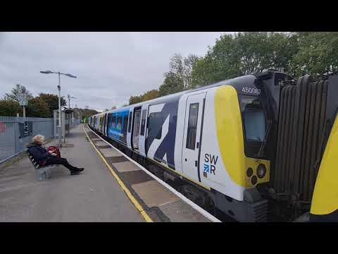 (Special Livery) 450067, 450006 And 450028 Departs Aldershot