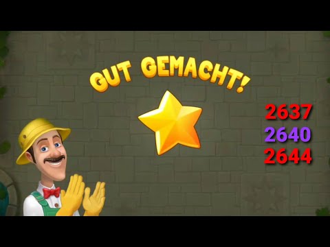 Gardenscapes    Level   2637 & 2640 & 2644