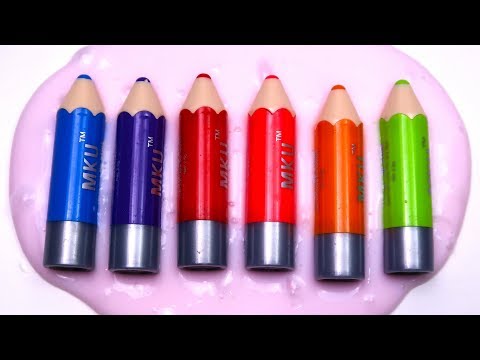 Prea mult ruj in slime 😲 Mixing Lipstick into Slime