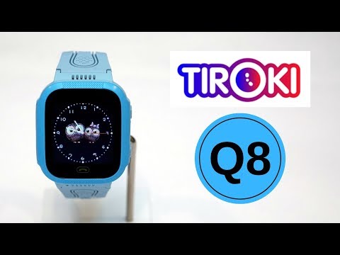 Детские часы Smart Baby Watch TIROKI Q8 круговой обзор 0+