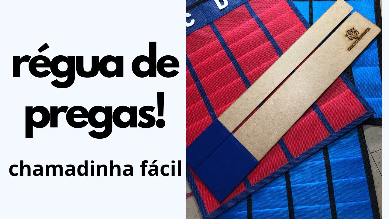 Como fazer RÉGUA para QUADRO DE PREGAS (chamadinha, qvl, quantos somos..)