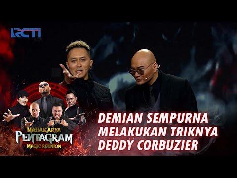 MAHAKARYA PENTAGRAM MAGIC REUNION - Demian Sempurna Melakukan Triknya Deddy Corbuzier