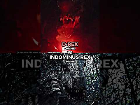 Indominus Rex vs D-Rex #shorts #short #jurassicworld #indominusrex #distortusrex #battle