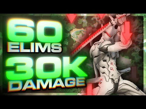 THE GENJI NERF WAS NOT ENOUGH... 60 ELIMS 30K DAMAGE | NECROS GAMEPLAY