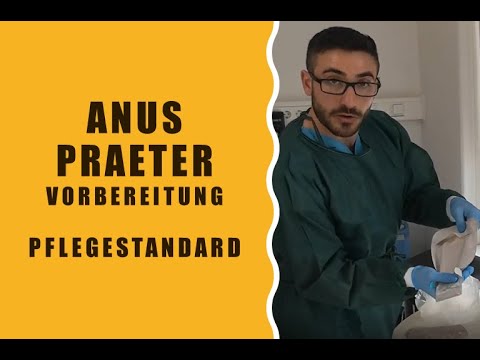 Anus Praeter Versorgung Vorbereitung