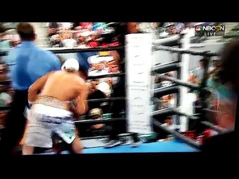 Jesus Cuellar knocks out Vic Darchinyan.