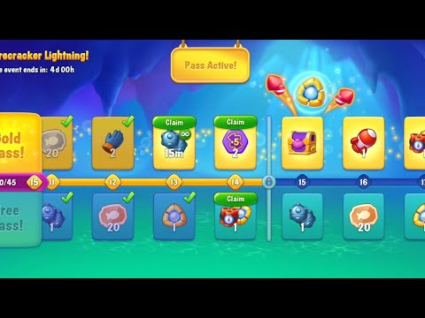 @Fishdom Atlantis Cup Stage 12 - 15. ⚡🧨Level 14 🔓