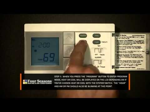 How To Program Your Thermostat - Four Seasons Heating & Air Conditioning