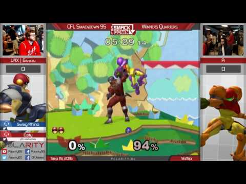 CFL Smackdown 95 Melee - U4X Gahtzu (Falcon) vs Pi (Samus) - Winners Quarters
