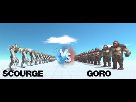 Scourge VS Goro The Giamt | Animal Revolt Battle Simulator
