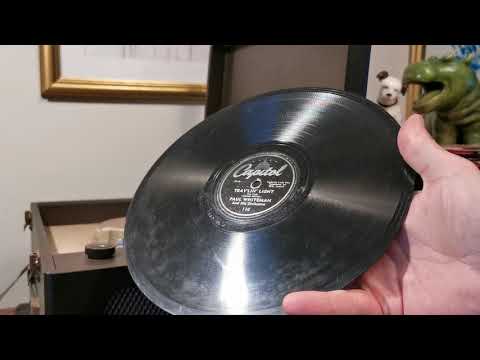 Trav'lin' Light ~ Paul Whiteman Lady Day Billie Holiday ~ Capitol 78rpm ~ HMV 2001 Record Player
