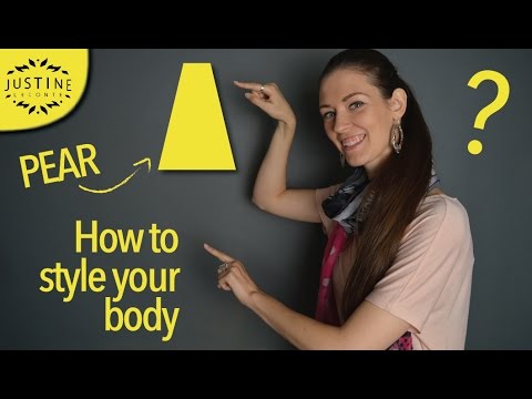 How to style a pear shaped body (triangle body) | Justine Leconte Video