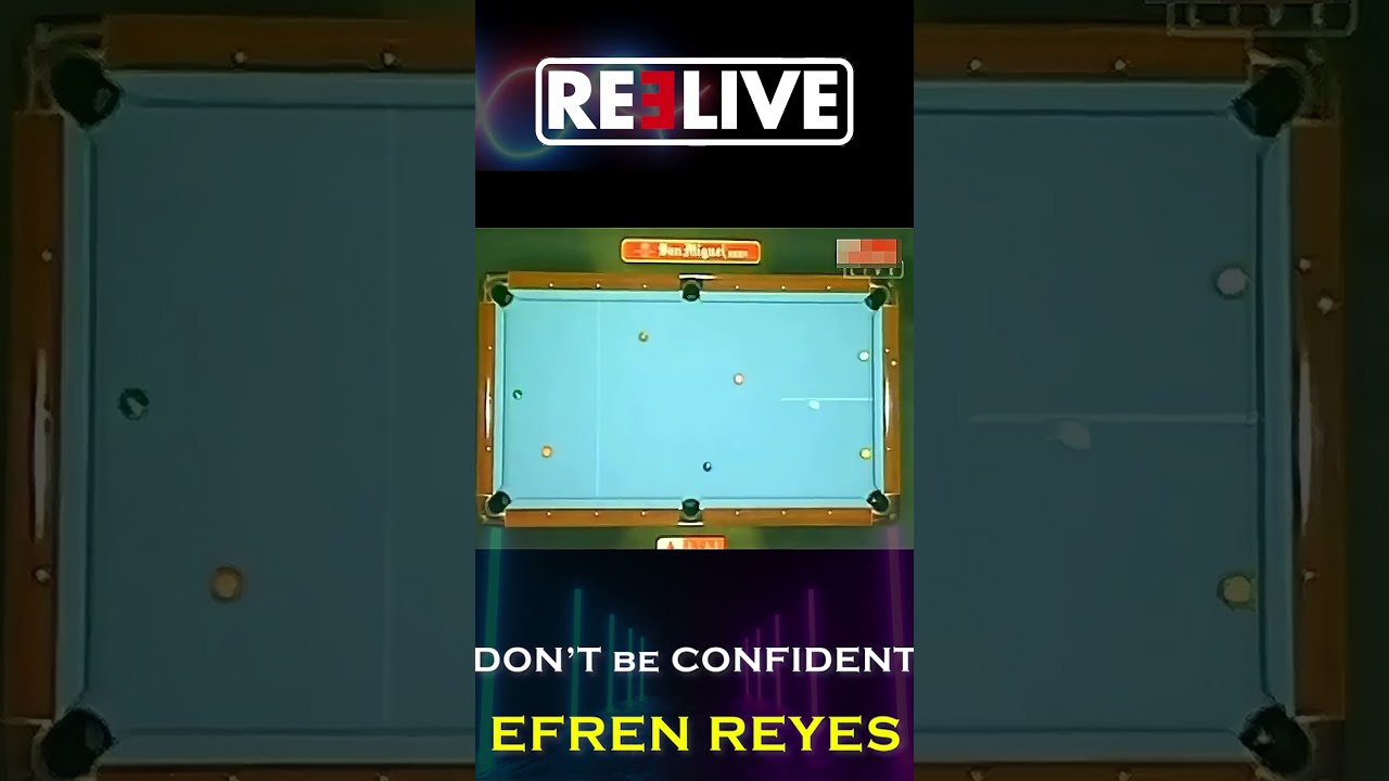 Do Not Be OverConfident Like This against EFREN REYES 🔥🔥