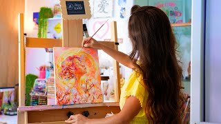 PAINT WITH ME✨Creating a Special Painting From Start to Finish