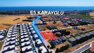 Silivri Mimarsinan Villalar Bölgesinde 1387m2 İmarlı Arsa