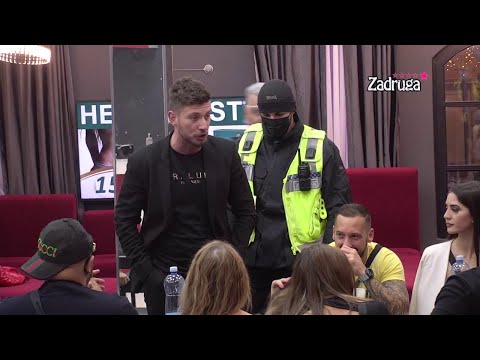 Zadruga 5 - Okršaj Mihića i Anđela, obezbeđenje uletelo u kuću, pljušte teške reči - 21.02.2022.