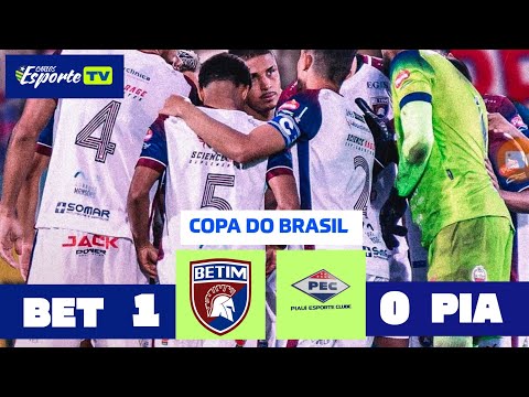 Betim vs. Piauí. Copa do Brasil 2026, game highlights.