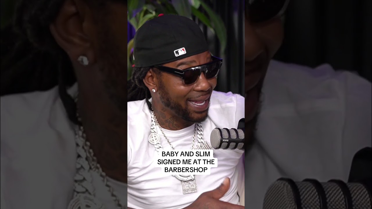 “ BIRDMAN AND SLIM SIGNED ME AT THE BARBERSHOP “ - B.G