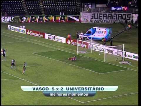 Vasco 5 x 2 Universitário    Melhores Momentos  Sulamericana
