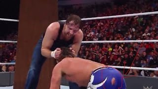 Dean Ambrose RIPPED AJ Styles Pants (NO UNDERWEAR) AT Last Night TLC 2016