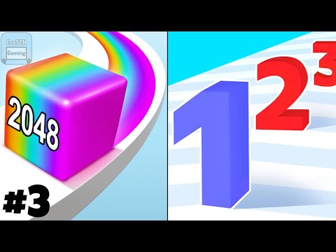 Jelly Run 2048 vs Number Merge Run | All Levels Gameplay | Android, iOS | BEST MOBILE GAMES #3