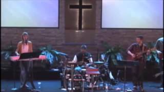 Church drummer go crazy in a worship song