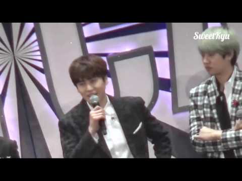 160110 일본 팬미팅 슈퍼캠프  규현오빠 마지막 인사