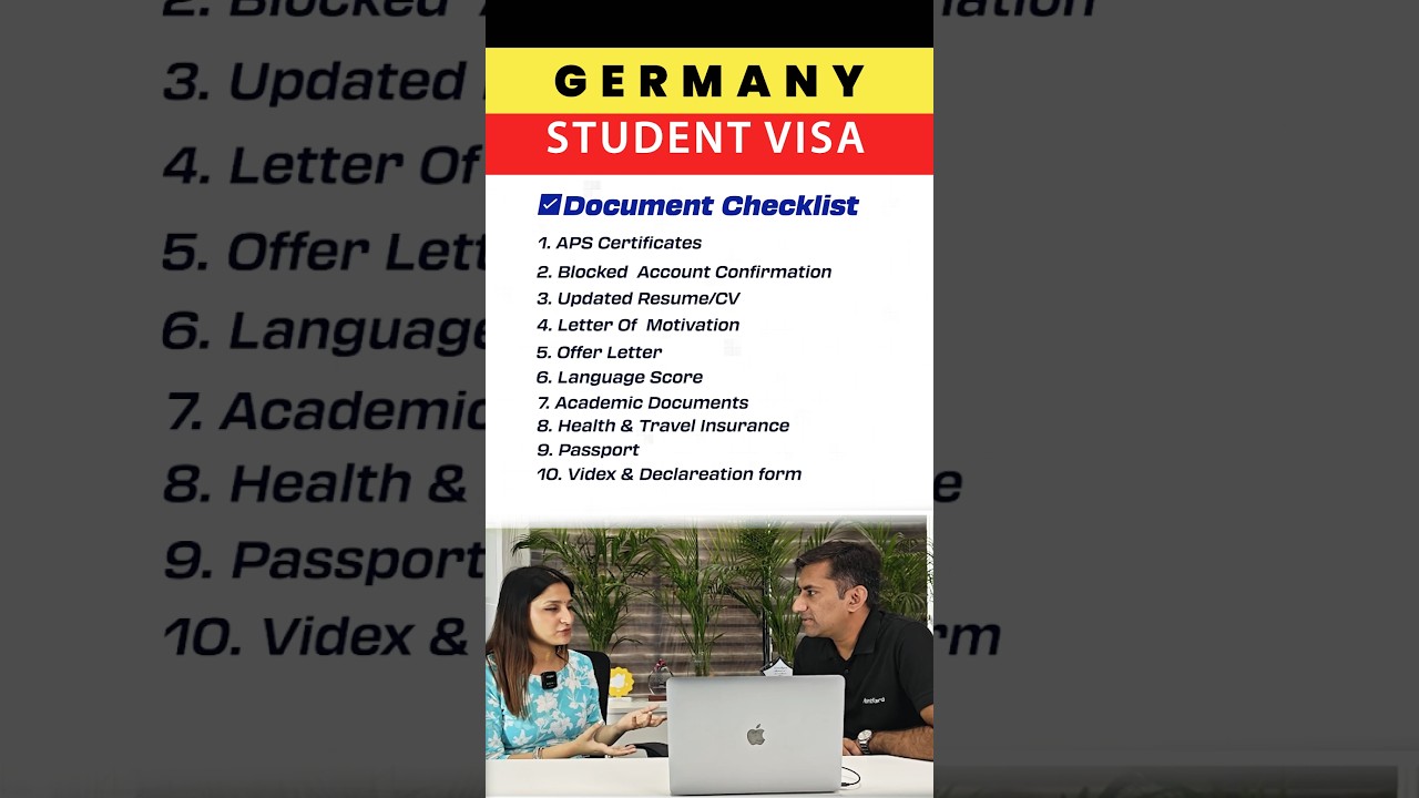 German Student Visa Interview: Essential Documents Checklist 2024| SI Germany