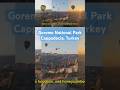 Hot Air Balloon Ride above the Fairy Chimneys! 🎈Goreme National Park, Cappadocia, Turkey! #goreme
