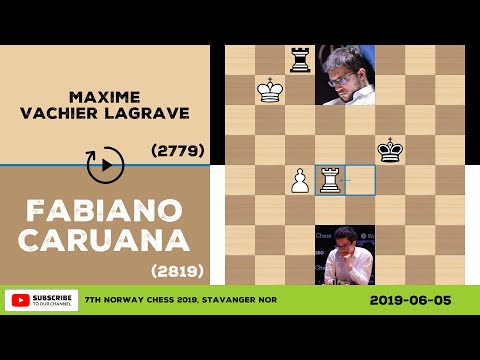 Fabiano Caruana vs Maxime Vachier Lagrave - 2019-06-05 - 7th Norway Chess 2019 - Chess Game Replay