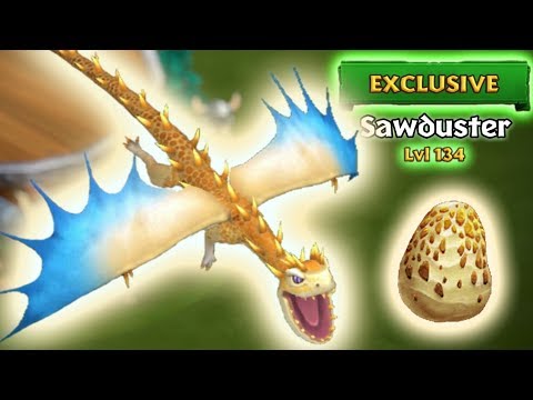 Sawduster (New Exclusive Sandbuster) Max Level 134 Titan Mode | Dragons: Rise of Berk