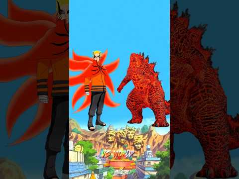 Naruto baryon mode vs Monstervers and thermonuclear Godzilla