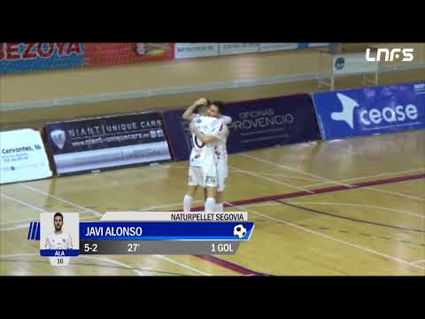 Gol Javi Alonso (5-2) Naturpellet Segovia - Catgas Energía. J26, 1Div. LNFS