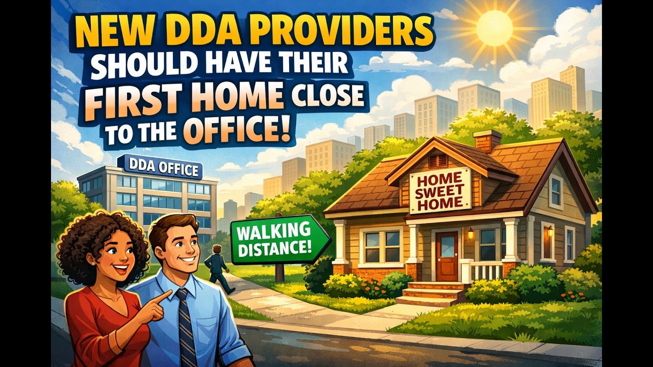 New Maryland DDA Providers: Your First  Residential Group Home MUST Be Close to Your Office!