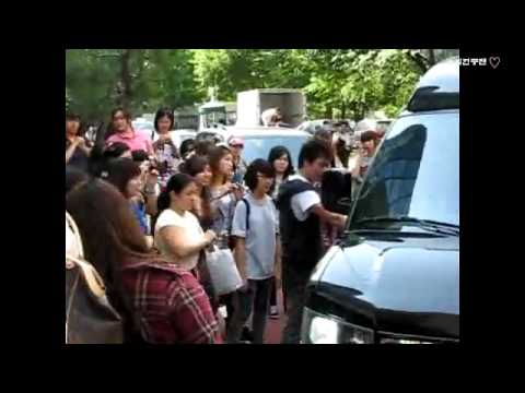 [Fancam 9] SS501 Hyung Jun Focus - Arrival @ Music Bank [10.06.04]