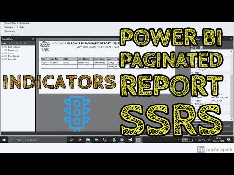 Indicators In Power BI Paginated Report or SSRS - TAIK18 (13-3) Power BI