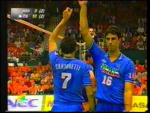 1996 FIVB World League NED - ITA set 5