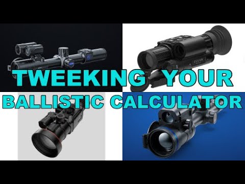 Fine tune your Ballistic Calculator from 8yards to 100 yards.